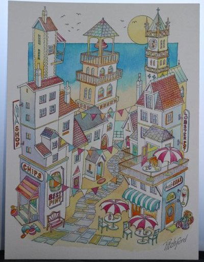 Original Watercolour and Ink by Artist Neil Pitchford (1 of 7)