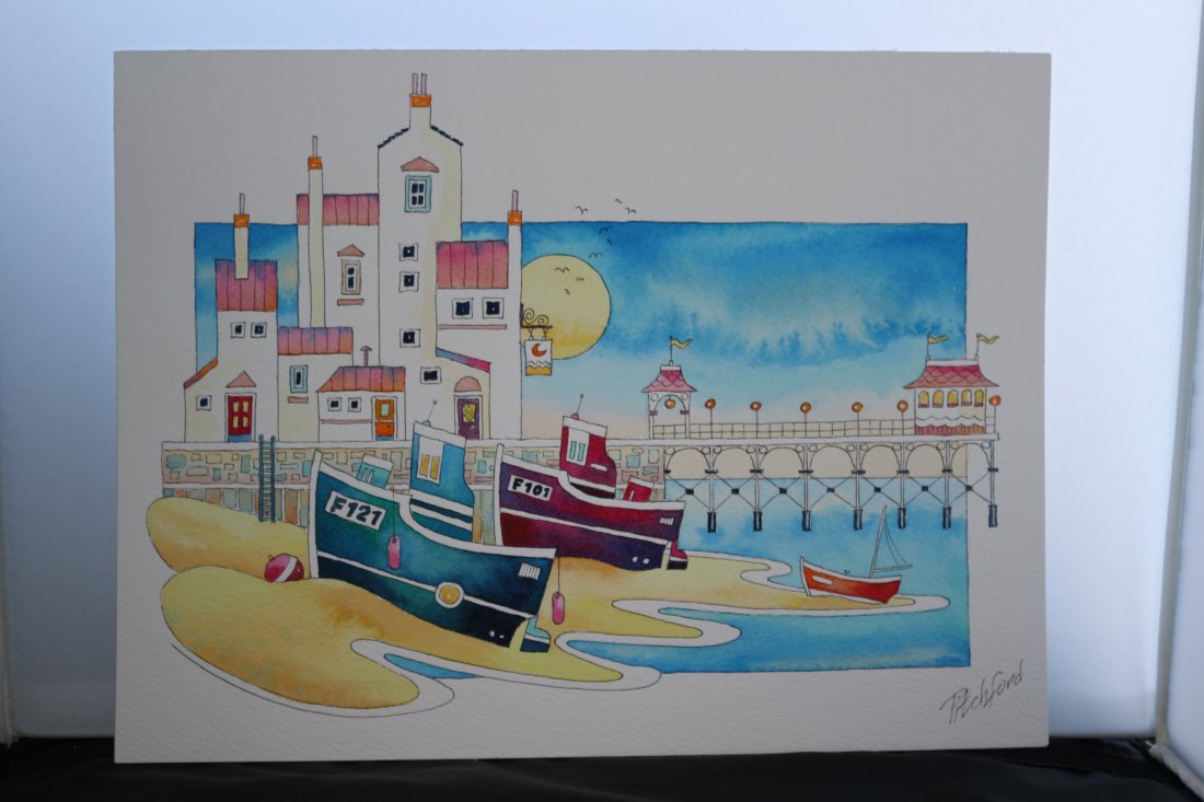 Original Watercolour and Ink by Artist Neil Pitchford (1 of 8)