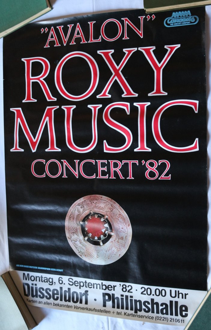 Concert Poster for Roxy Music - Dusseldorf - 1982 (1 of 7)