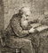 J.TISCHBEIN(*1742), The reading hermit in his cell, - 2