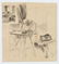 W.LINDENSCHMIT(*1829), Reading monk with cat, 19th - 5