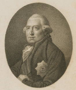 J. BOLT (1769-1836), Ewald Friedrich von Hertzberg, Crayon manner: Johann Friedrich Bolt (1769 Berlin - 1836 ibid.): Portrait of Ewald Friedrich von Hertzberg (1725 Lottin bei Ratzebuhr - 1795 Berlin), Prussian statesman, oval bust in three-quarter profile to the lef