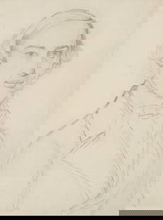 J. HANTZSCH (1794-1848), Portrait of a Young Man, Pencil: Johann Gottlieb Hantzsch (1794 Neudorf (Dresden) - 1848 Dresden): Portrait of a Young Man, Ludwig Richter(?), 19th century, Pencil Technique: Pencil on Paper, mounted on Paper Date: 19th century Descr