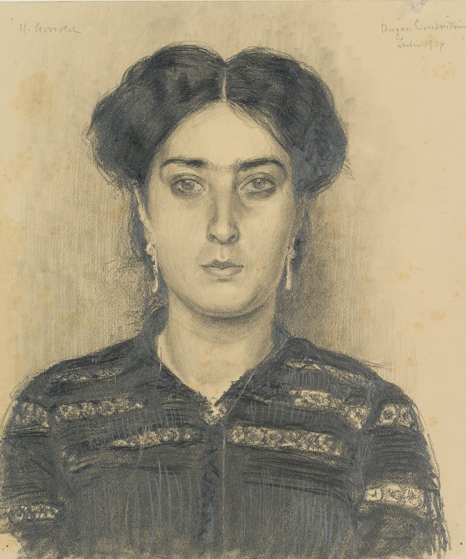 H. ARNOLD (1877-1941), Hungarian circus riders,  1904, Pencil (1 of 5)