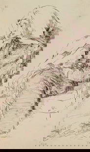 L. PRIMAVESI (*1871), Sensual Neapolitan, around 1896, Pen drawing: Leo Primavesi (1871 Cologne - after 1937 ): Sensual Neapolitan, c. 1896, Pen drawing Technique: Pen drawing on Paper Inscription: Monogrammed: "LP". Lower middle numbered: "16". Date: c. 1896 Keyword