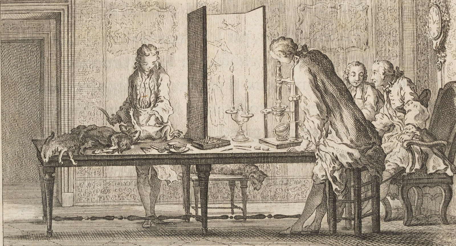 Unknown (18th), Scene of a taxidermy, around 1749, (1 of 5)