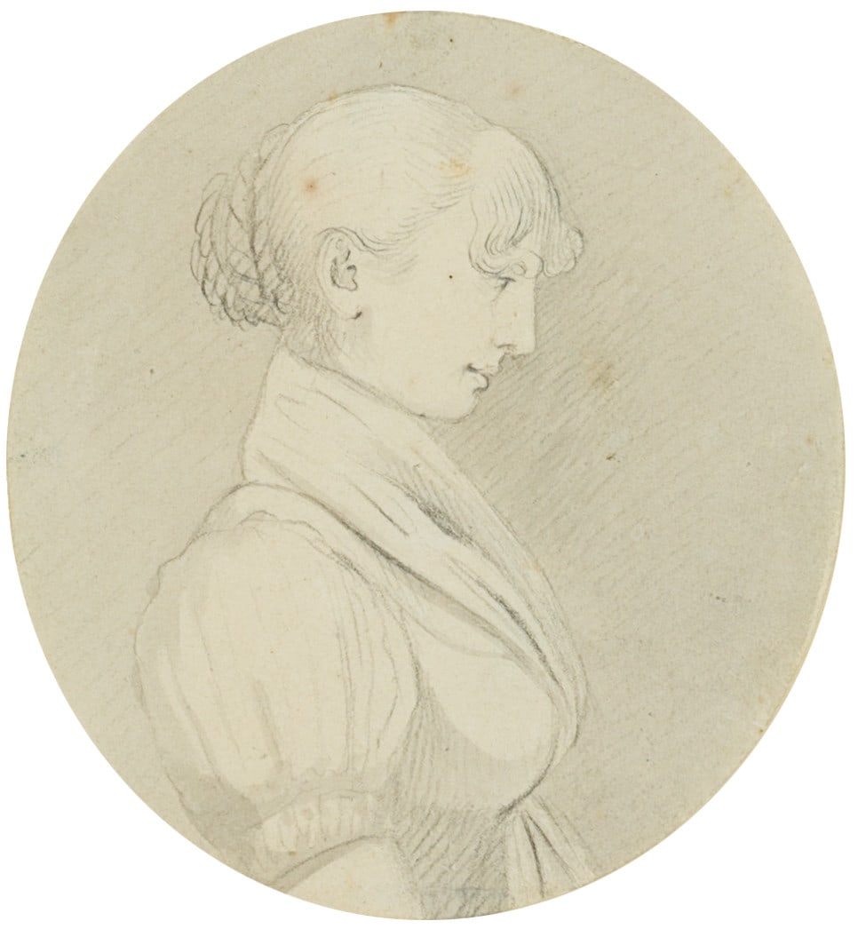 A. ADAM (1786-1862), Portrait of a Woman, Pencil (1 of 7)