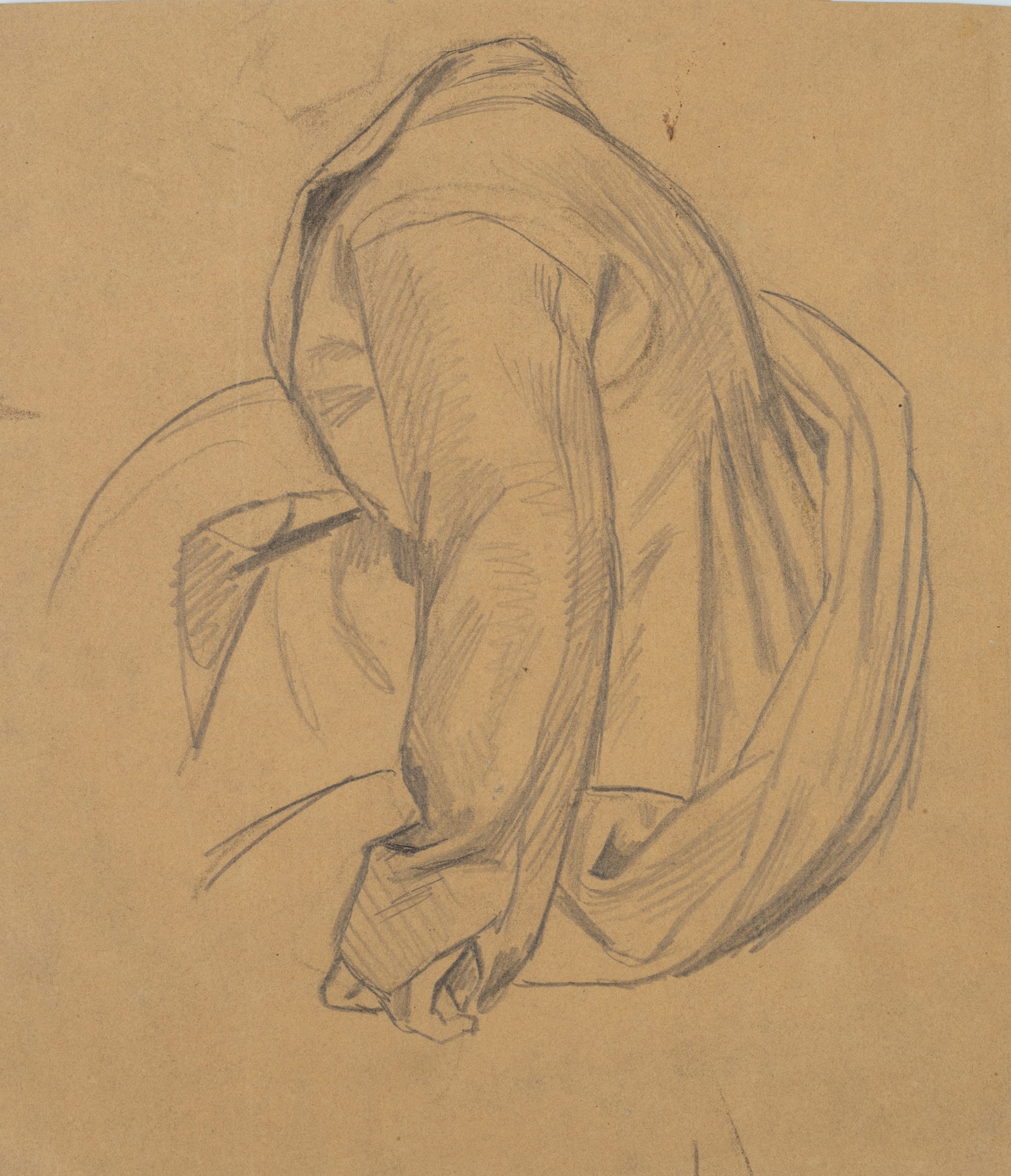 E. GEBHARDT (1838-1925), Costume study, around 1890, Pencil (1 of 4)