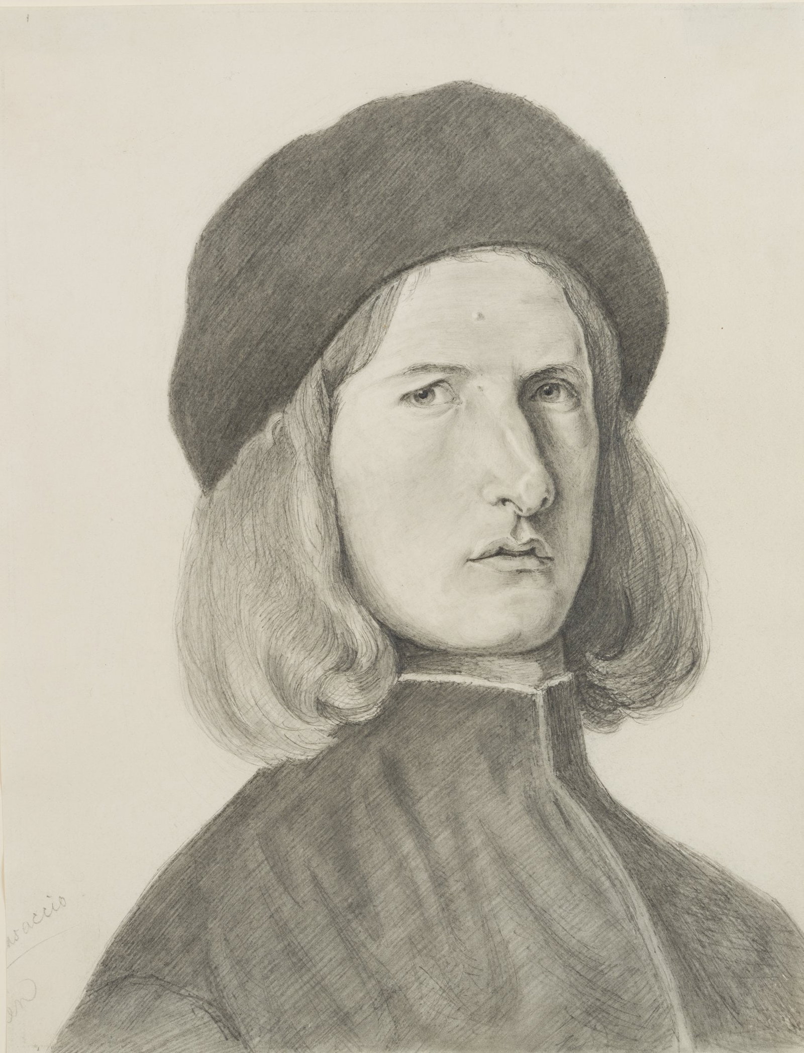 H. KESTNER (1810-1890), Portrait of a Young Man, around 1830, Pencil (1 of 5)