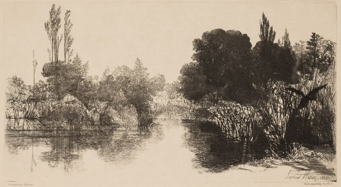 After HADEN (*1818), Shere Mill Pond, 1860, Reproduction (1 of 4)