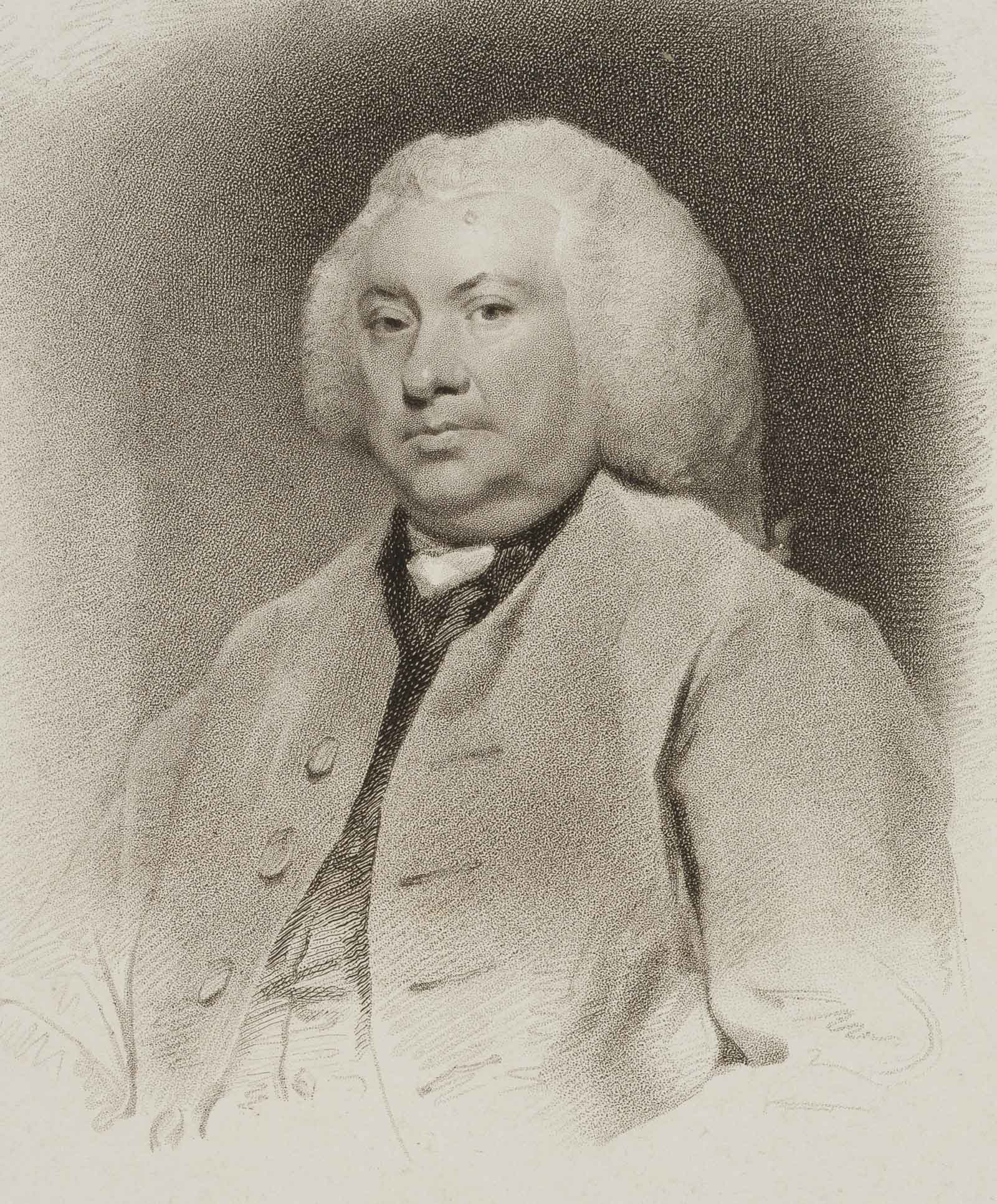 W. EVANS (*1797) after REYNOLDS (*1723), Judge John Eardley Wilmot, 1811, Lithography (1 of 4)