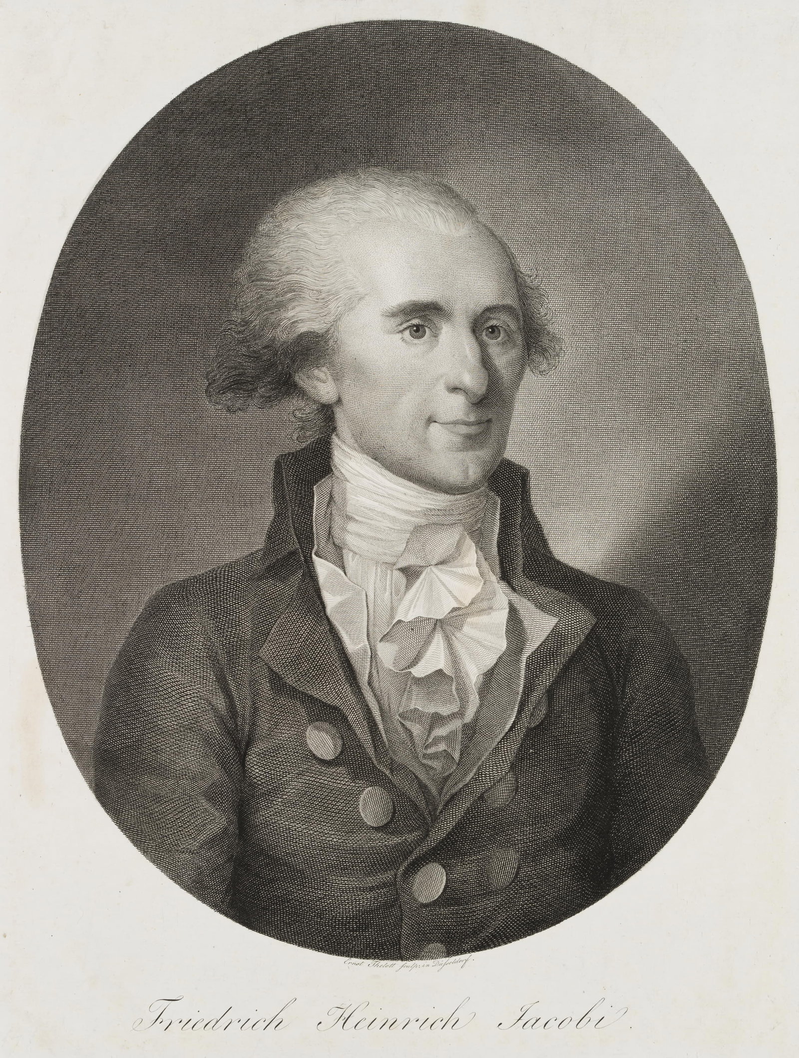 E. THELOTT (1760-1834), Friedrich Heinrich Jacobi, Copper engraving (1 of 8)