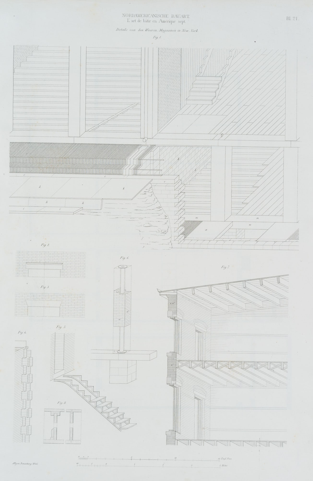 Unknown (19th), Shops in New York, 1846, Lithography (1 of 4)