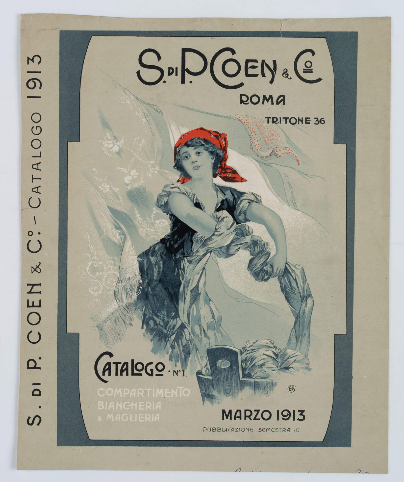 After VOLLARD (), Advertising printing, laundry service, 1913, Screen printing (1 of 4)