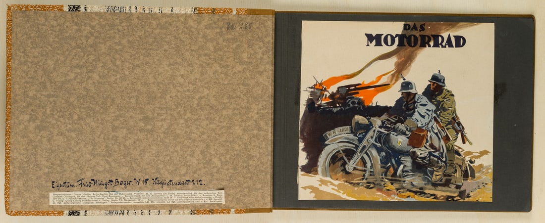 Unknown (20th), Album accompanying the magazine 'DAS MOTORRAD', around 1950, Offset printing (1 of 8)