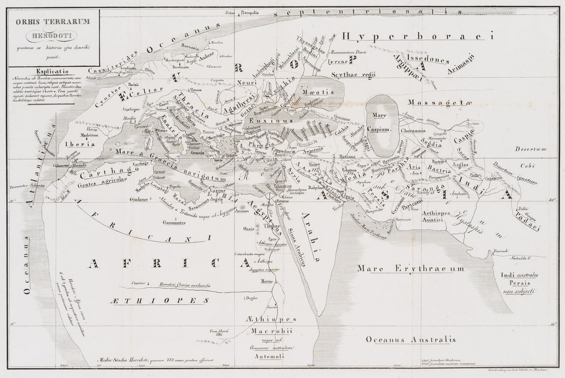 R. SCHLICHT (19th), Map of Europe, North Africa and Western Asia, Lithography with pen (1 of 4)