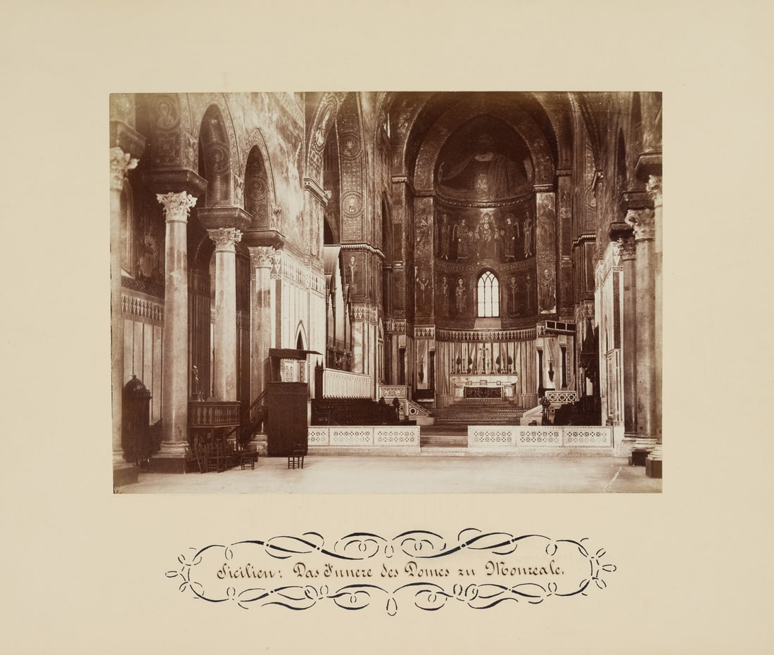FRATELLI ALINARI (19th) Circle, Cathedral, Monreale, Sicily, around 1880, albumen paper print (1 of 4)