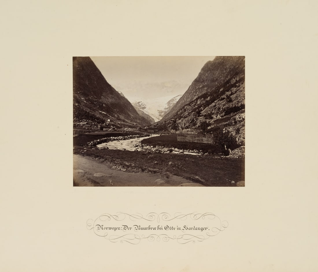 FRATELLI ALINARI (19th) Circle, Buarbroe Glacier, Hardanger, around 1880, albumen paper print (1 of 4)