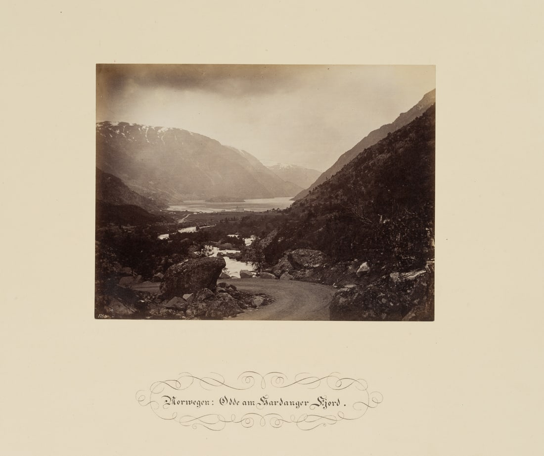 FRATELLI ALINARI (19th) Circle, Odde on the Hardanger Fjord, around 1880, albumen paper print (1 of 4)