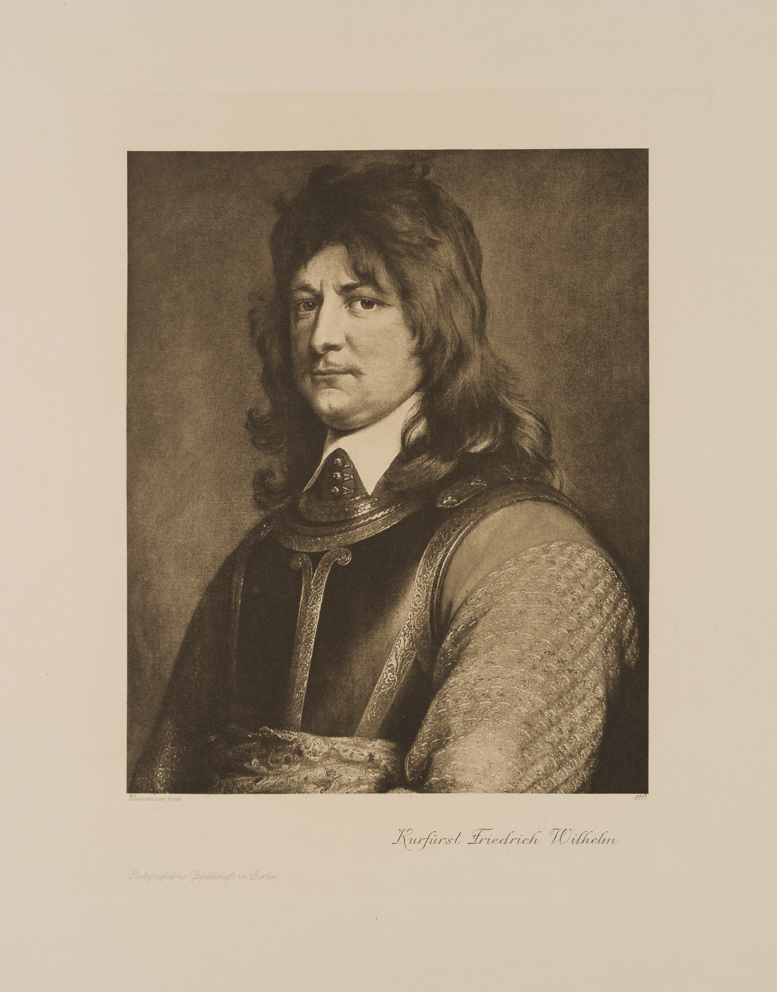 After HANNEMANN (*1603), Elector Friedrich Wilhelm, Photogravure (1 of 4)