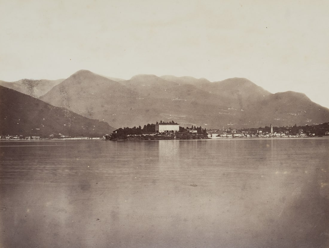Unknown (19th), Lake Maggiore, Isola Madre with the Palazzo, around 1880, albumen paper print (1 of 4)