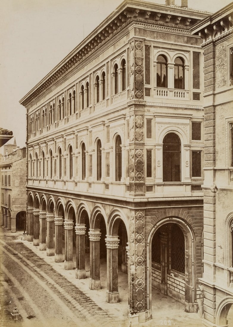 Unknown (19th), Palazzo Malvezzi Campeggi, Bologna, around 1890, albumen paper print (1 of 4)