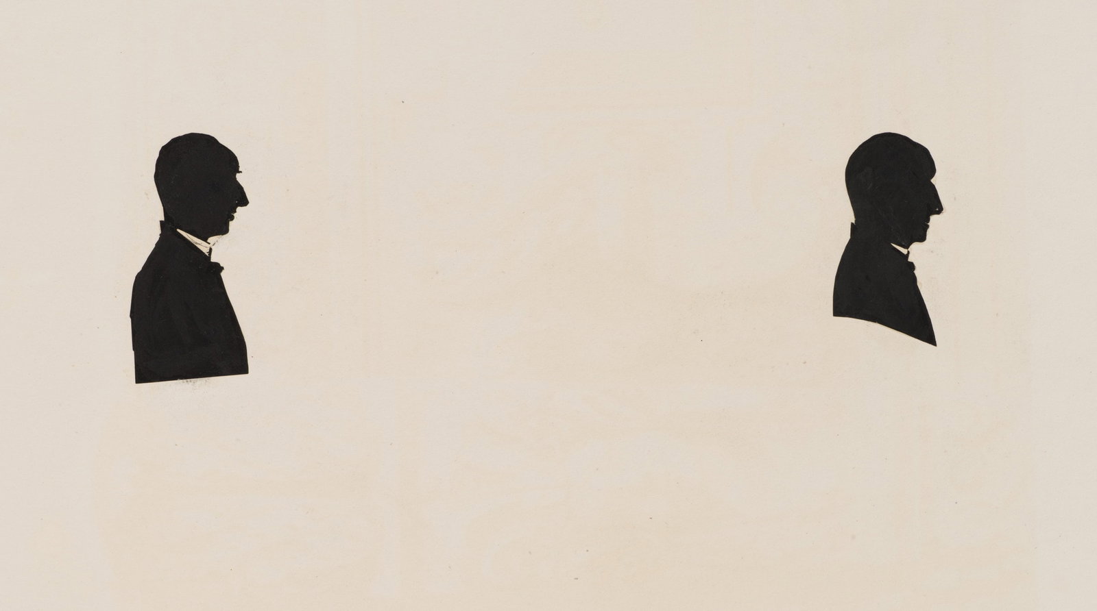 Unknown (19th), Double Portrait of Mr Tropert, Silhouette (1 of 5)