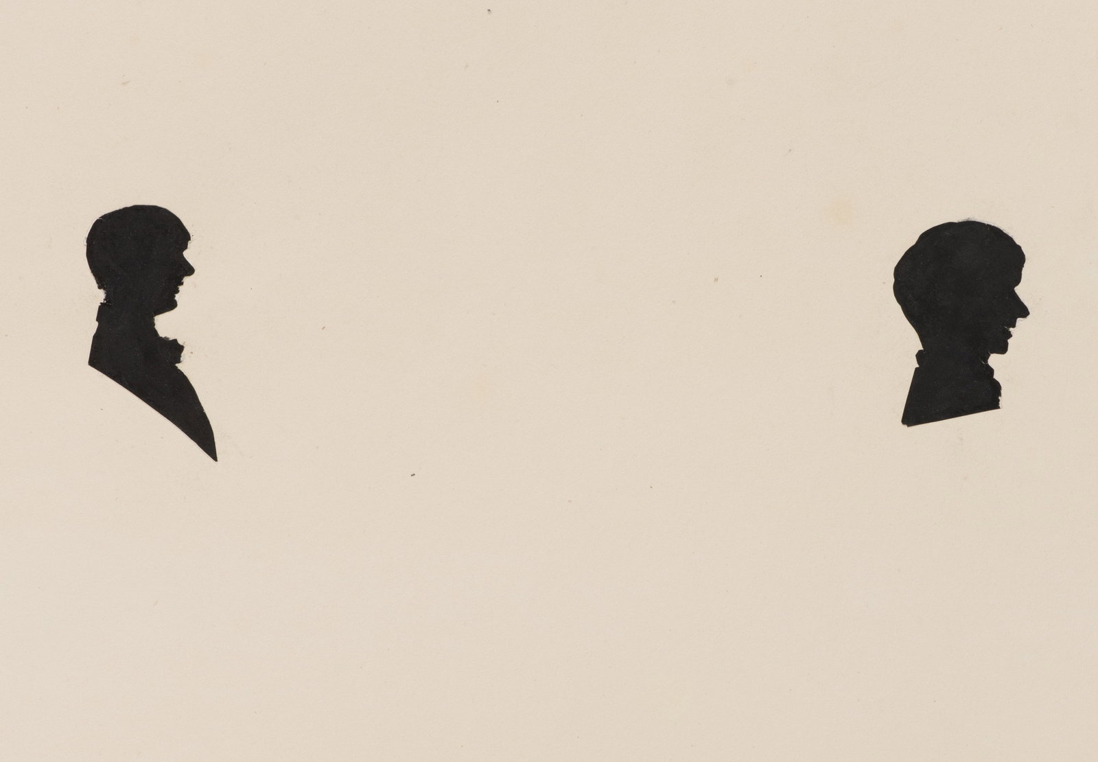 Unknown (19th), Two Portraits of P. C. Preston, Silhouette (1 of 5)