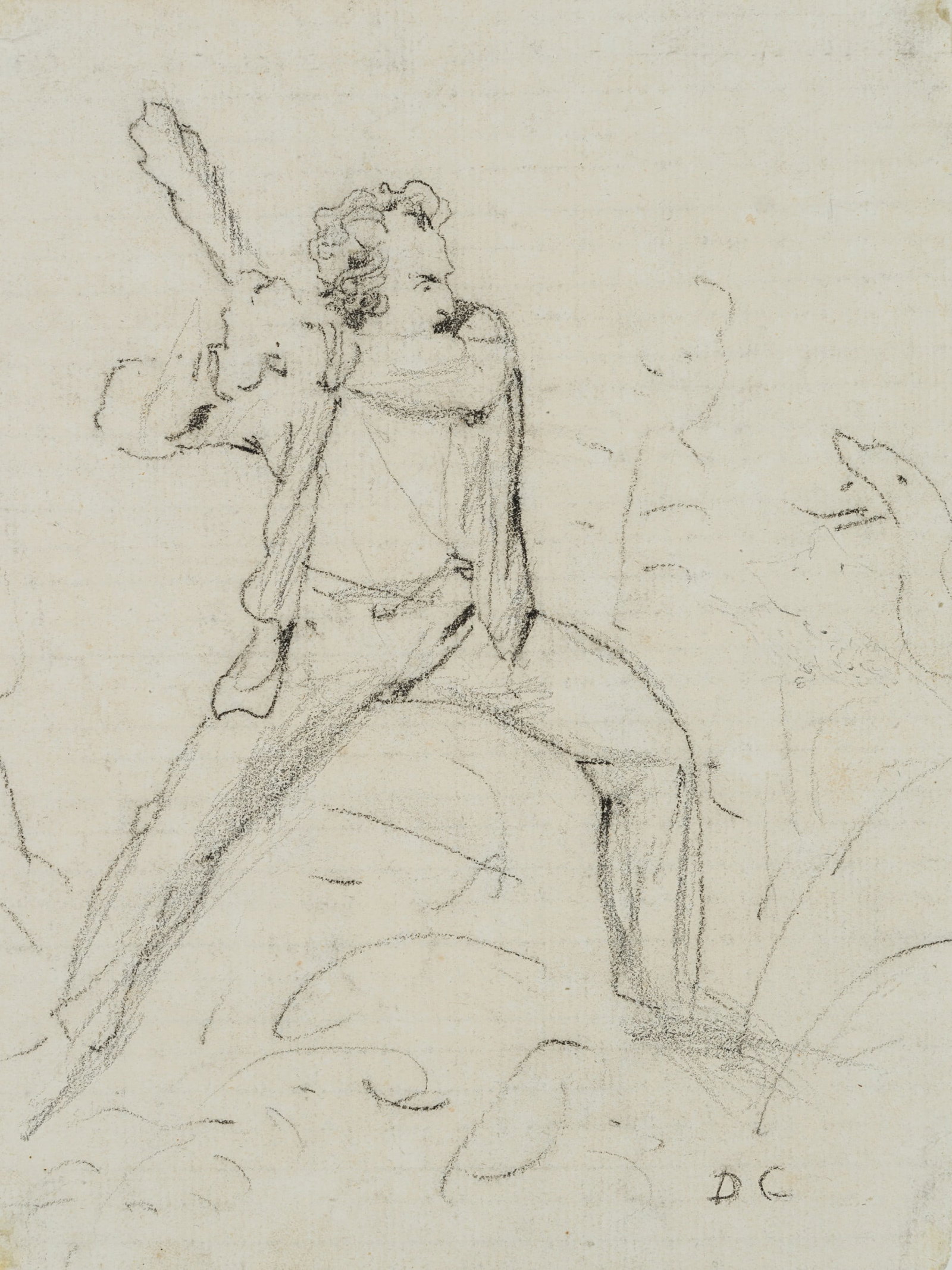 Monogram DC (19th), The violent farmer, Charcoal (1 of 4)