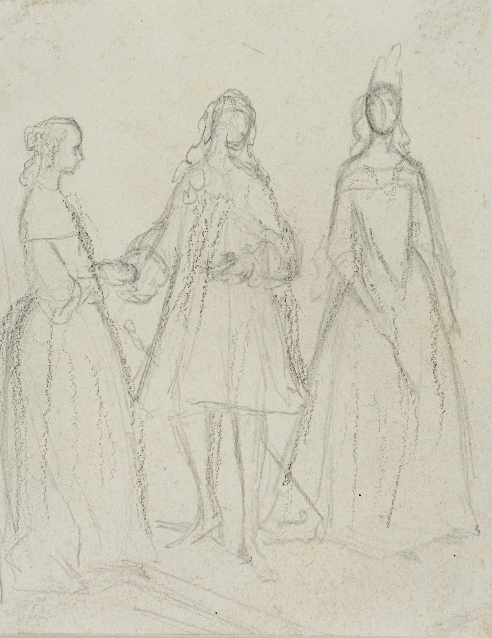 Unknown (19th), French court fashion, Pencil (1 of 4)