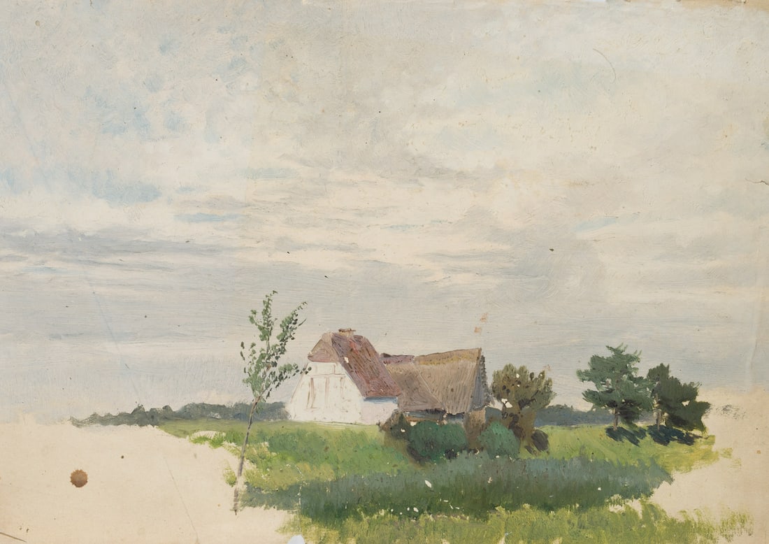 R. PÜTTNER (1842-1913), North German landscape, Oil (1 of 4)