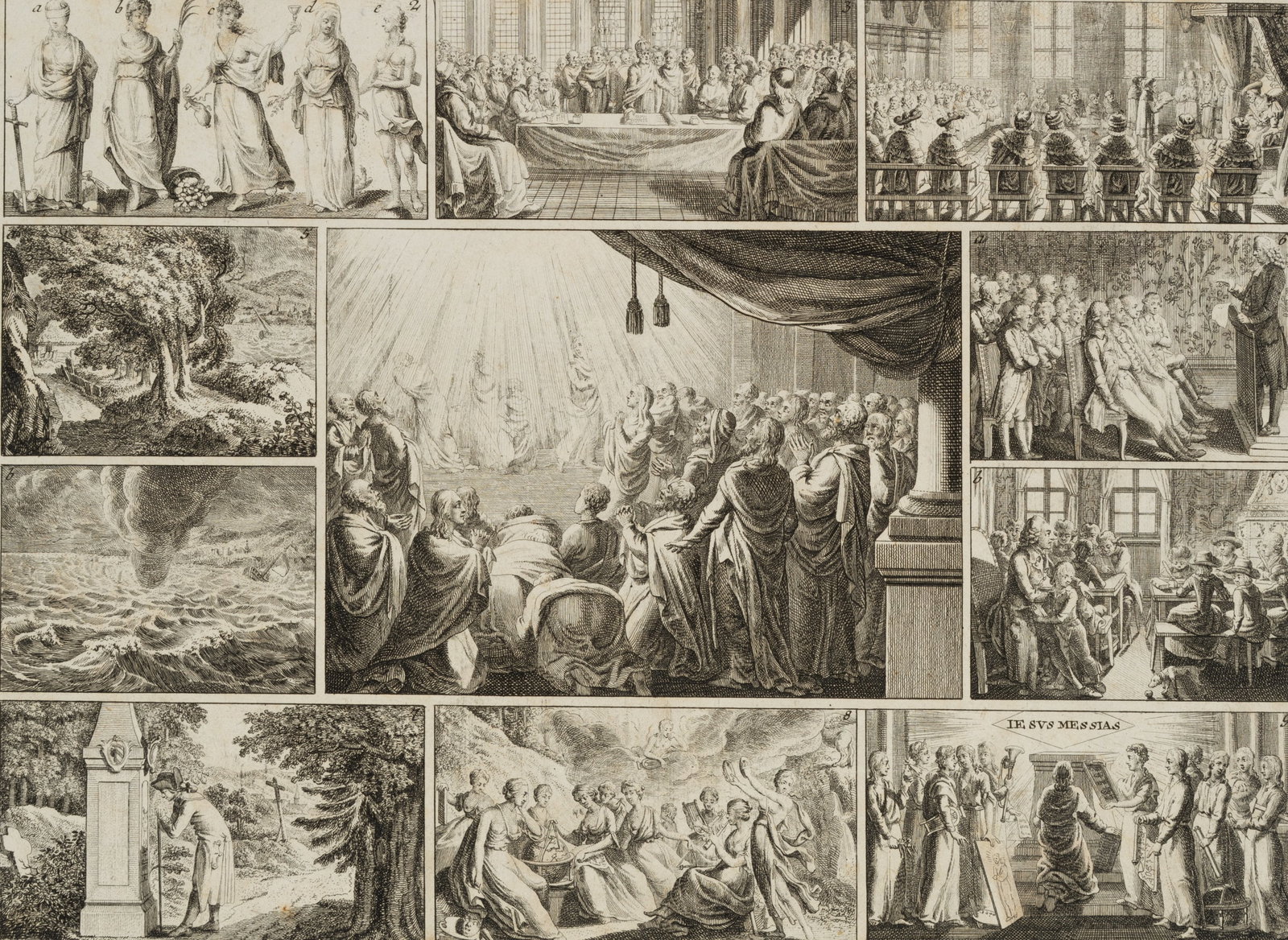 J. PENZEL (1754-1809), Academy of Fine Arts, Plate XLIX, 1784, Etching: Johann Georg Penzel (1754 Hersbruck - 1809 Leipzig): Picture Academy for the Youth, TabXLIX, 1784, Etching Technique: Etching on Paper Inscription: Lower right signed in the printing plate: "Penzel de