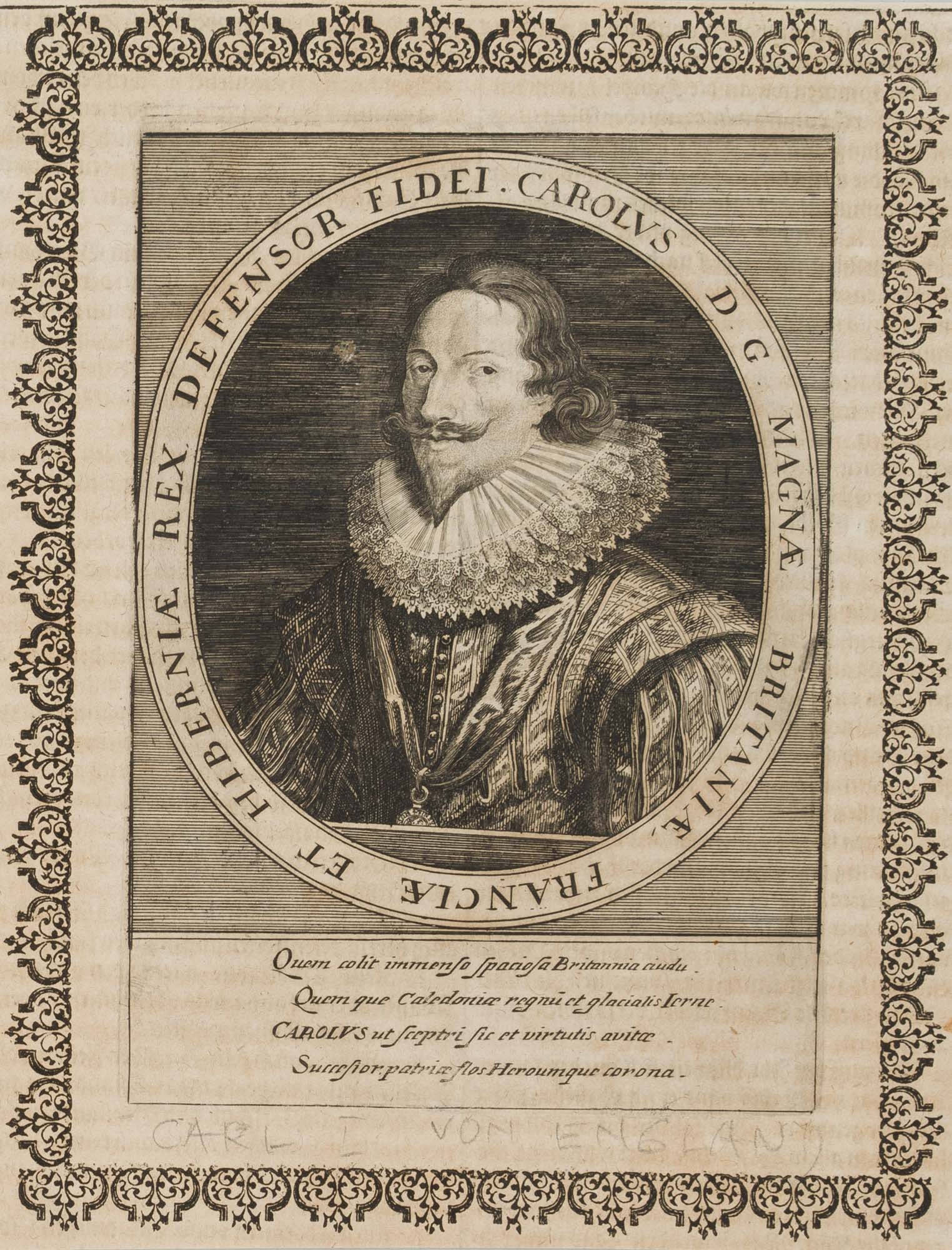 Unknown (18th), King Charles I (1600–1649), around 1720, Copper engraving (1 of 4)