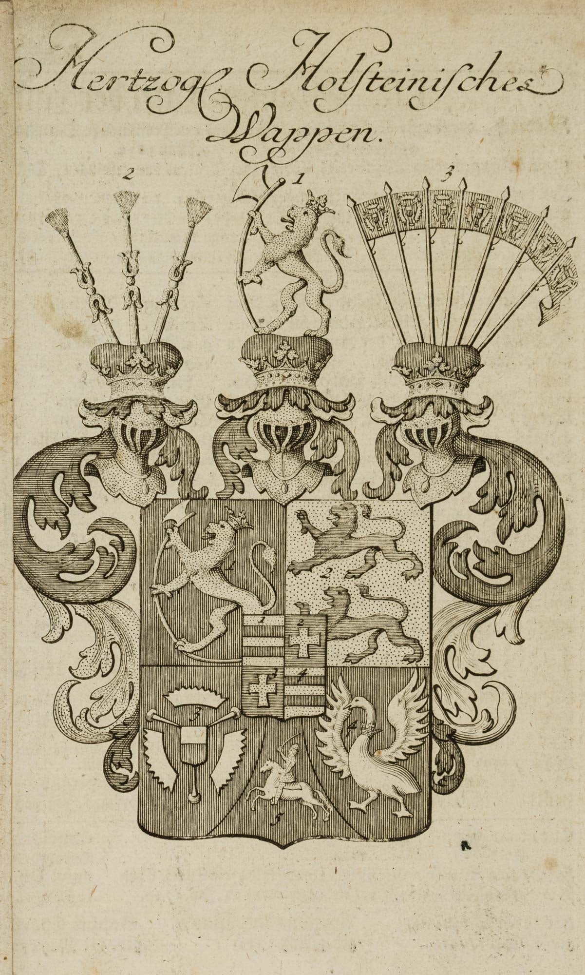 Unknown (18th), Dukes of Schleswig-Holstein-Gottorf, 1725, Copper engraving (1 of 4)