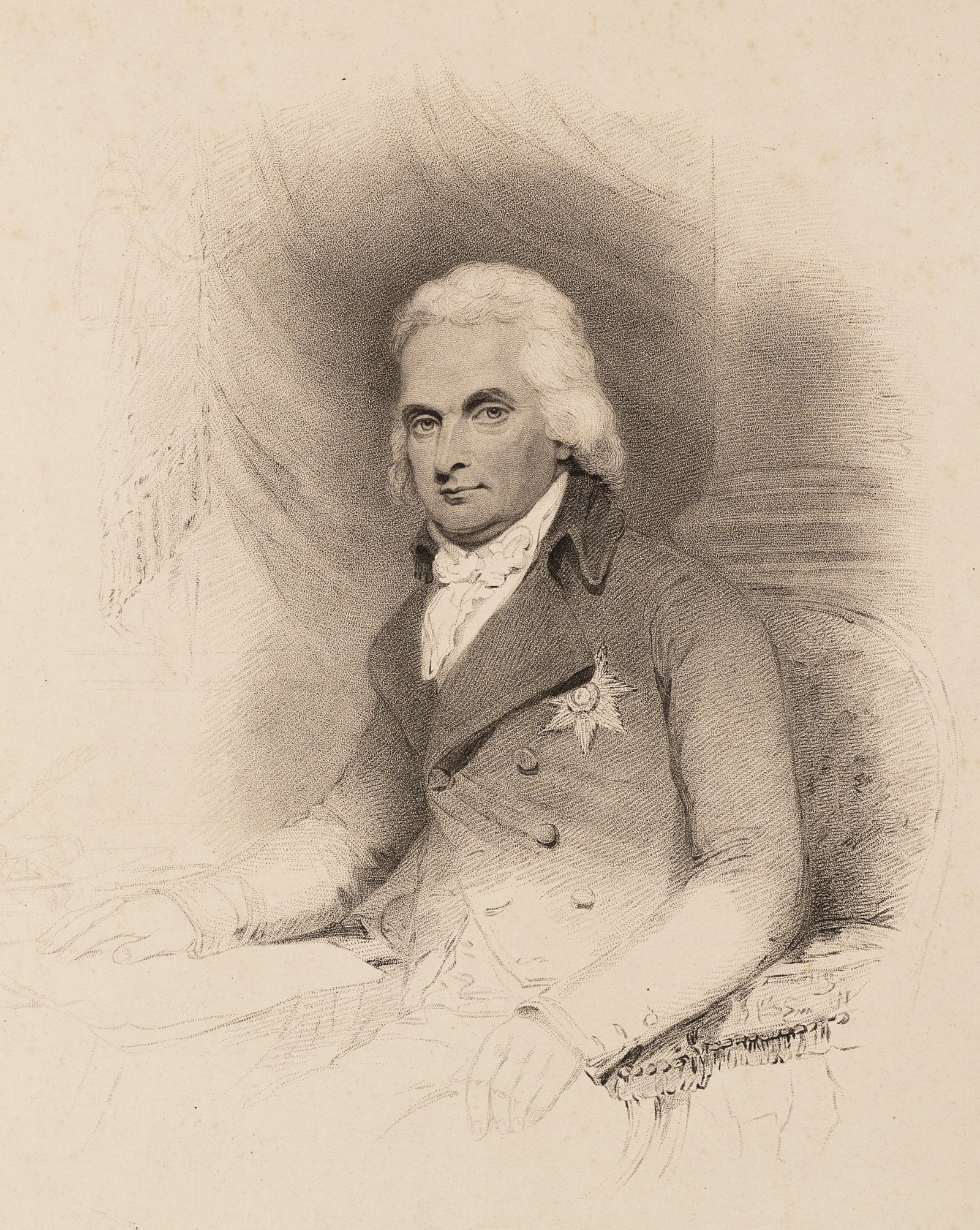 C. PICART (*1780) after EDRIDGE (*1768), Portrait of the Earl of Malmesbury, 1814, Stipple engravin (1 of 5)