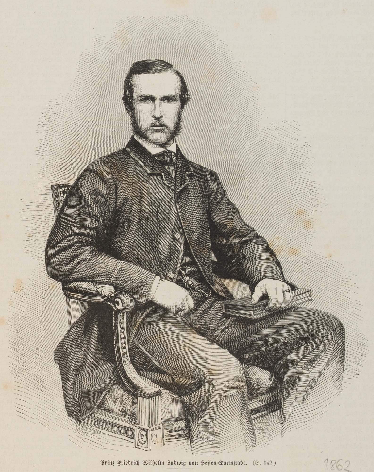 Unknown (19th), Prince Ludwig, around 1890, Wood engraving (1 of 4)