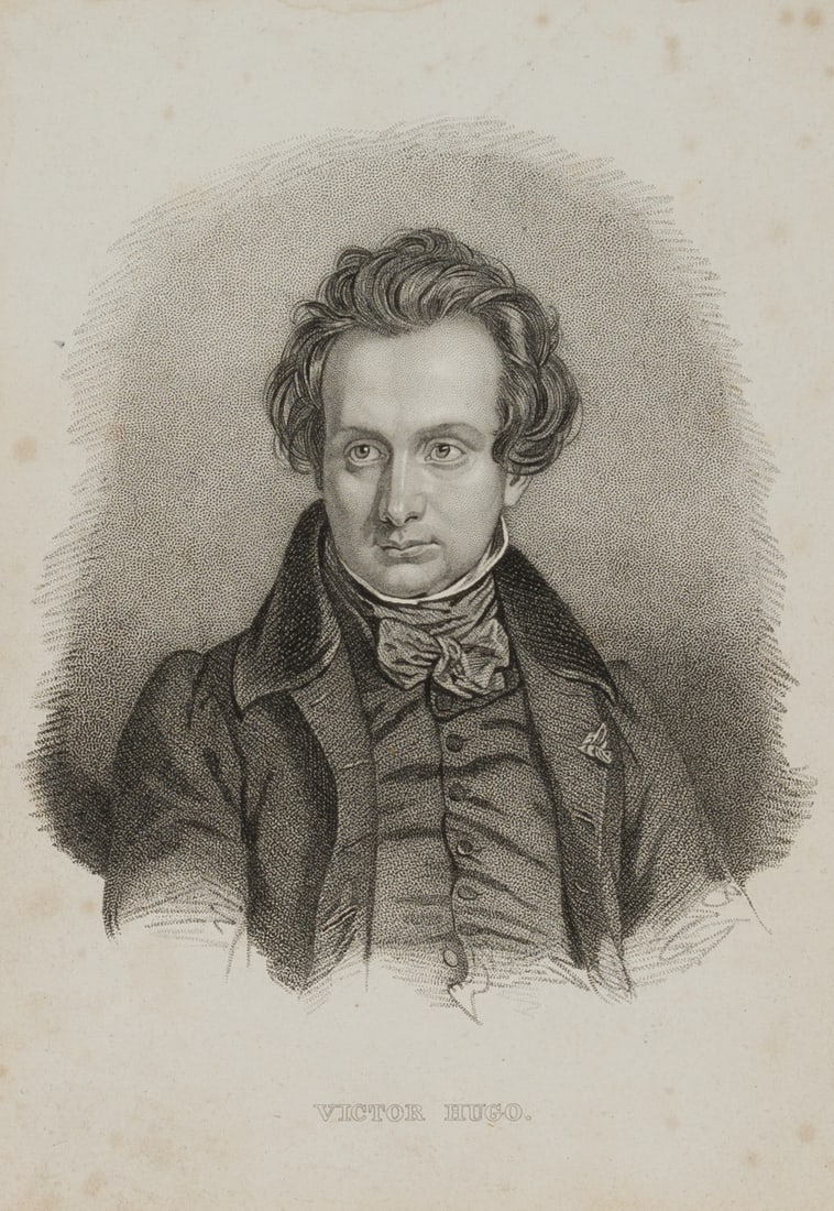 Unknown (19th), Portrait of Victor Hugo, around 1870, Stipple engraving (1 of 4)