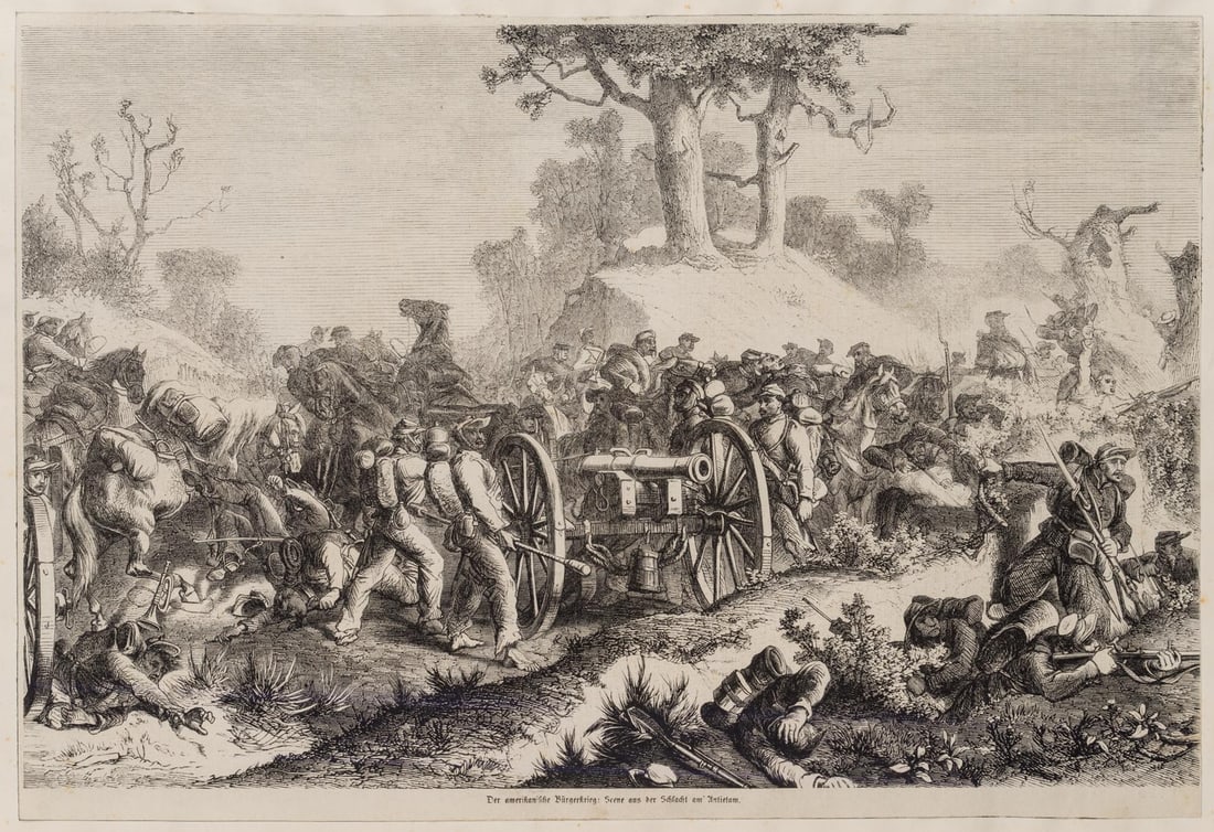 Unknown (19th), American Civil War, Battle of Antietam, Woodcut (1 of 4)