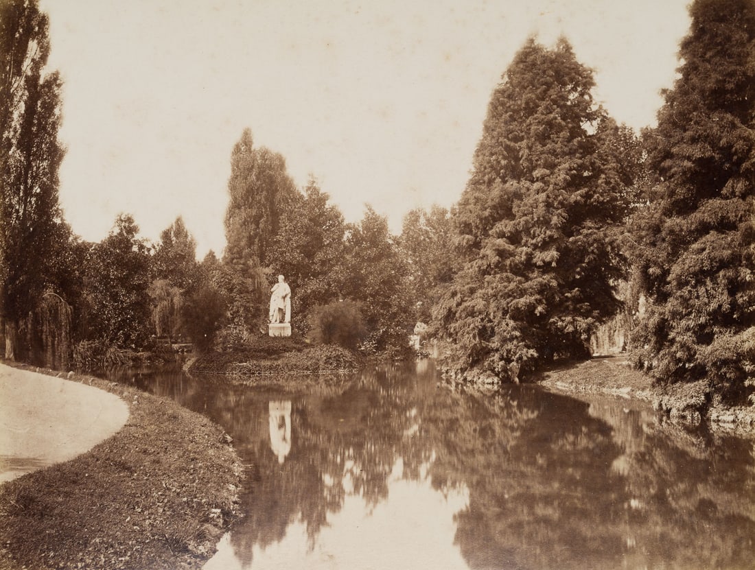 G. BROGI (1822-1881), Milan, Giardino Pubblico, around 1880, albumen paper print (1 of 4)