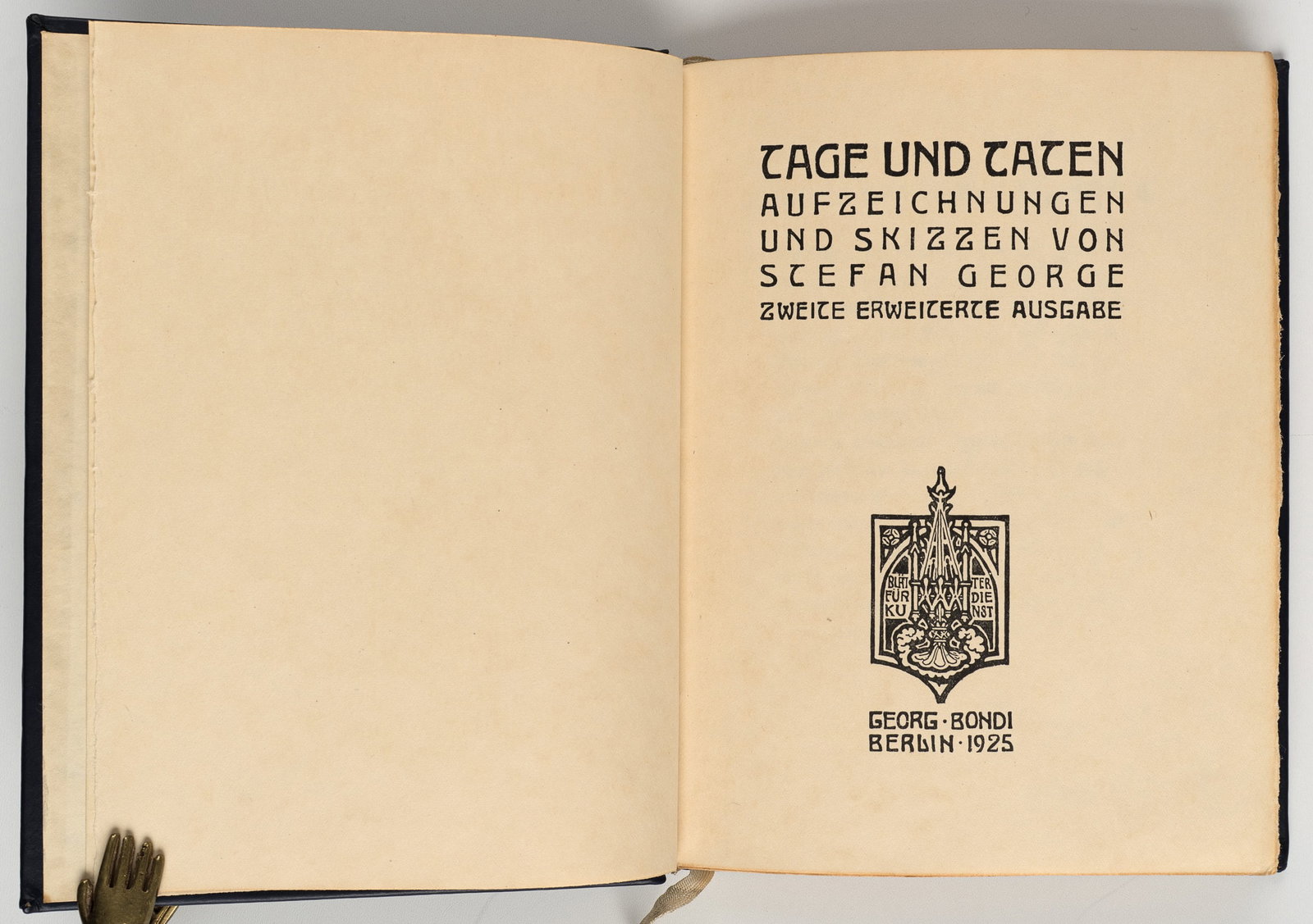 S. GEORGE (1868-1933), Days and Deeds. Notes and Sketches, 1925, book (1 of 5)