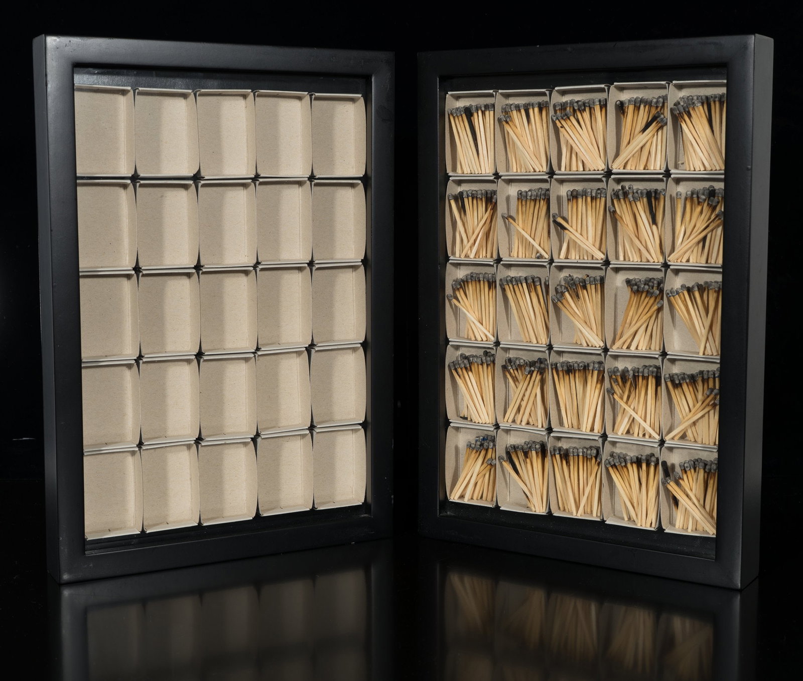 K. PAUL (*1966), Matches – Assemblage, Wood (1 of 8)