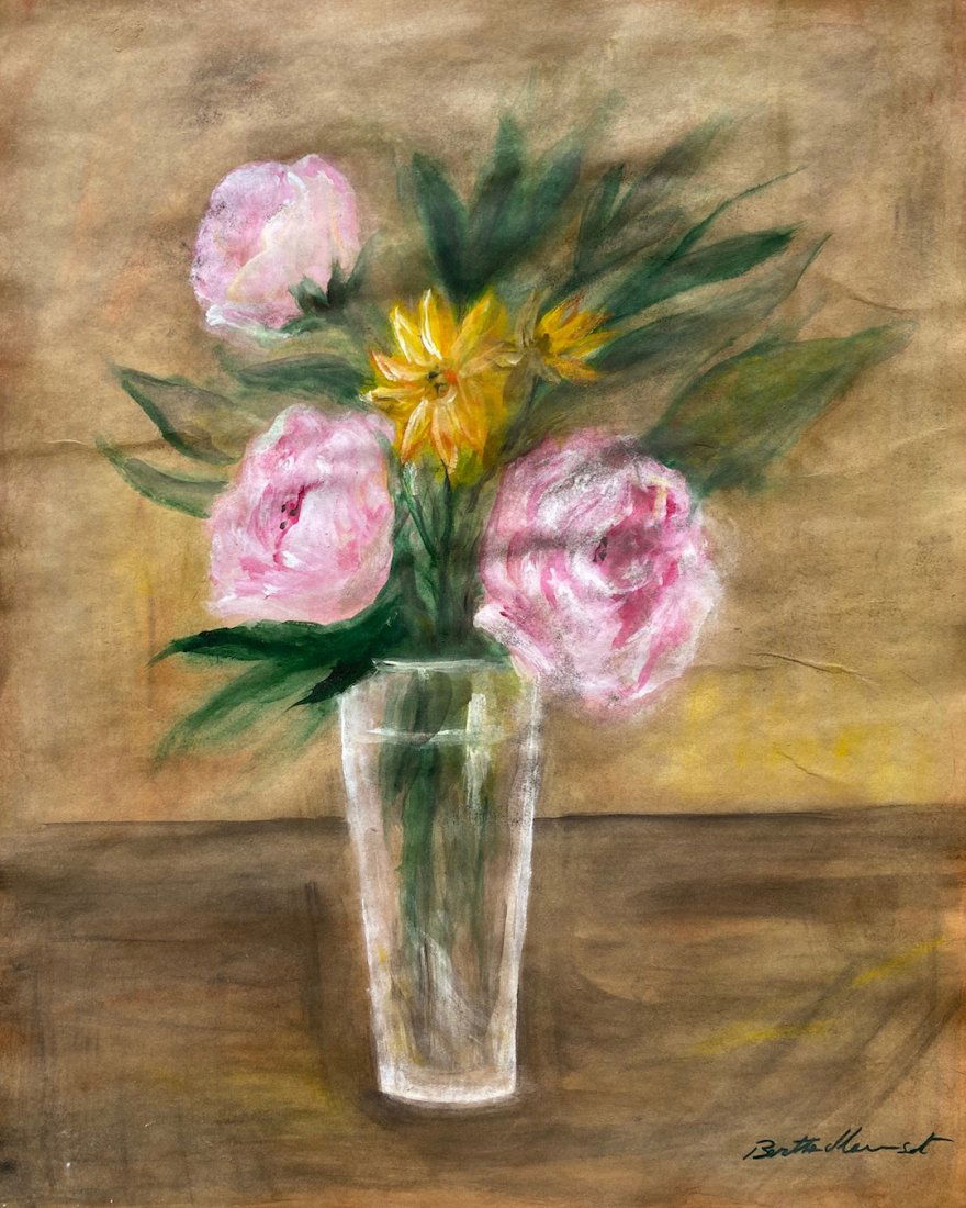 Berthe Morisot (Watercolor on Paper) in the style of: Watercolor painting on paper, 20 x 16 inches, signed, private collection. Berthe Morisot (1841-1895) in the style of.