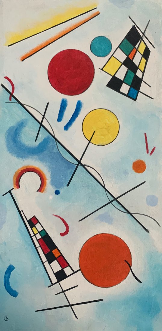 Wassily Kandinsky ( Oil on Canvas) In the Style of (1 of 1)
