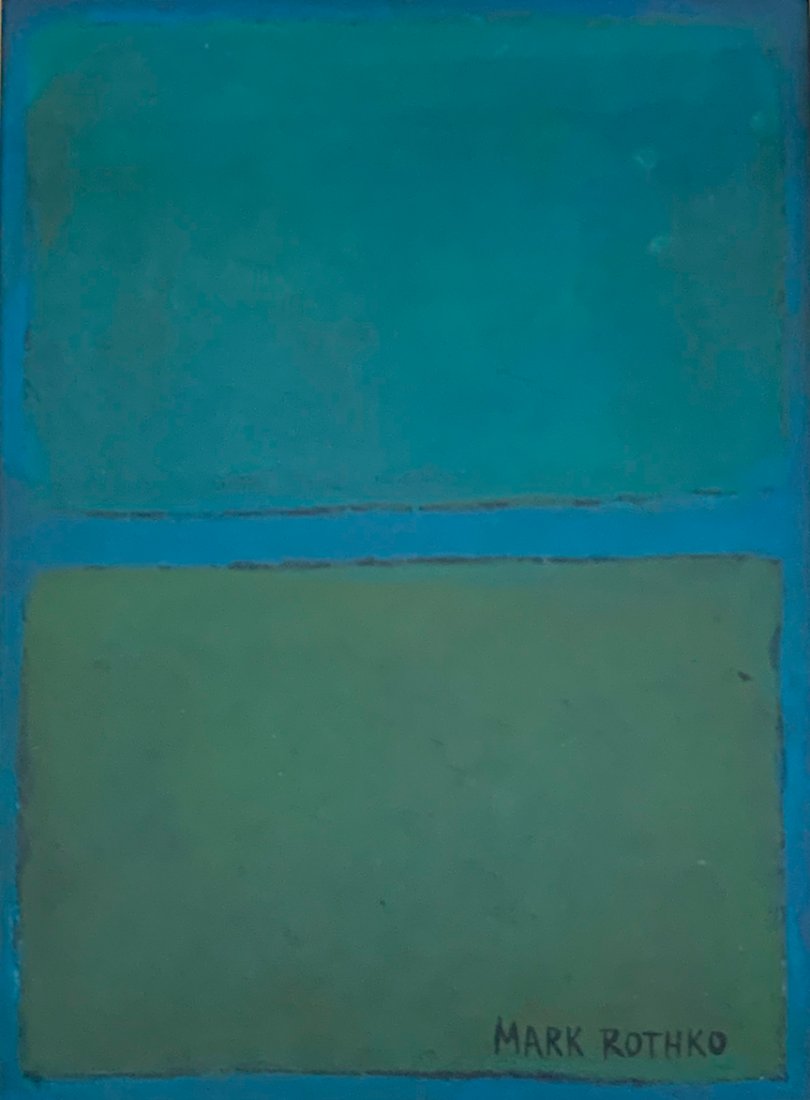Mark Rothko ( Oil on board) In the Style of (1 of 1)