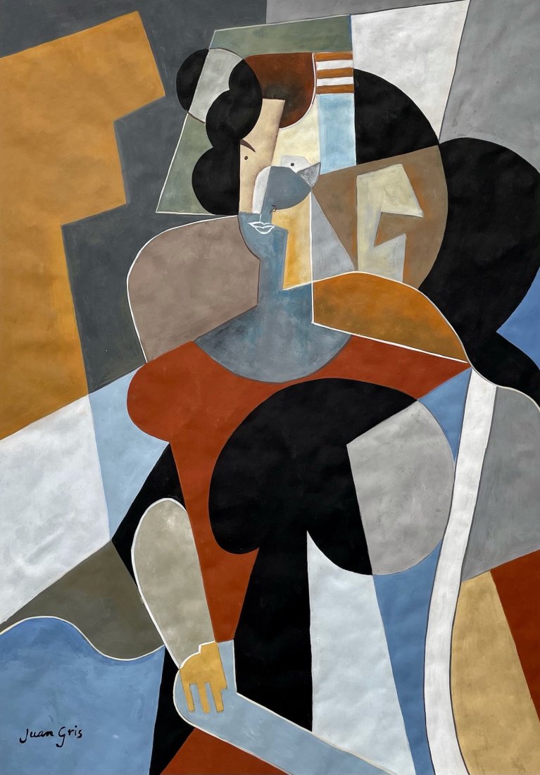 Juan Gris (Watercolor on Paper) (1 of 2)