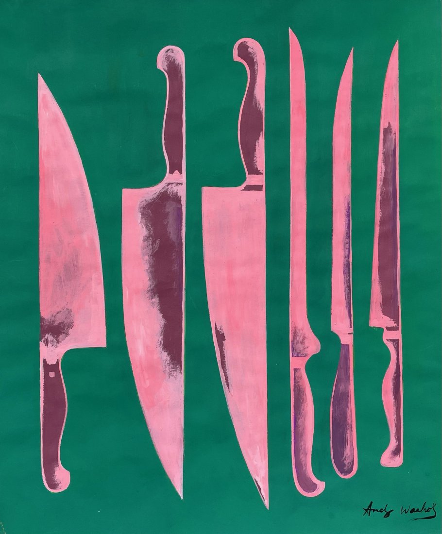 Andy Warhol (Gouache on paper) (1 of 2)