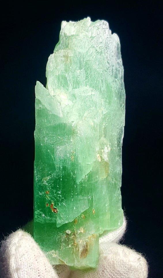 54.5 Grams Emerald Green Kunzite Crystal (1 of 4)