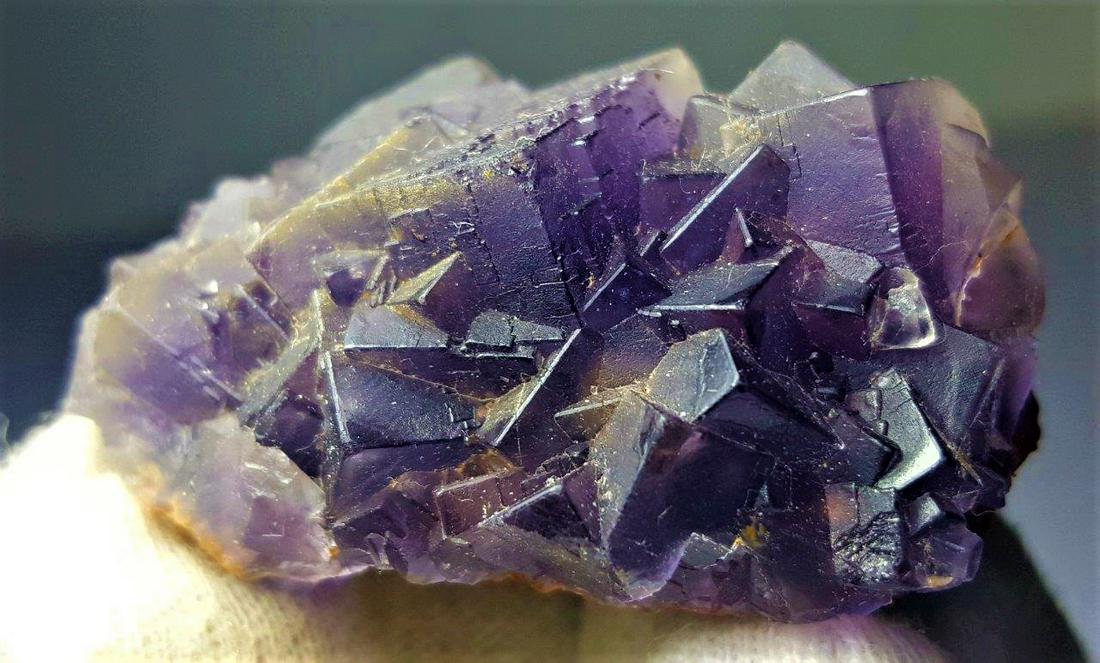 58.9 Grams Undamaged Cubic Fluorite Mineral (1 of 6)