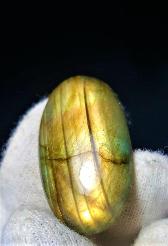 Fire Labradorite Cabochon Loose Gemstone - 51.5 Cts (1 of 3)
