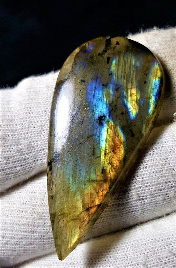 Fire Labradorite Cabochon Loose Gemstone 52 Cts (1 of 3)